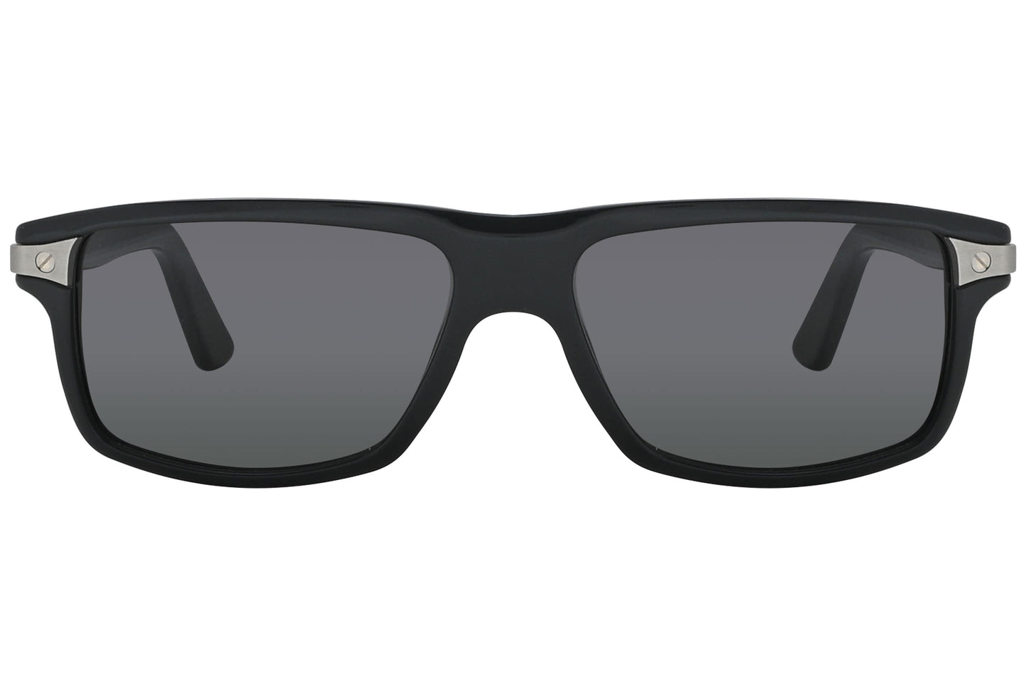 Cartier Black Color Wayfarer Sunglasses Viewed From front angle