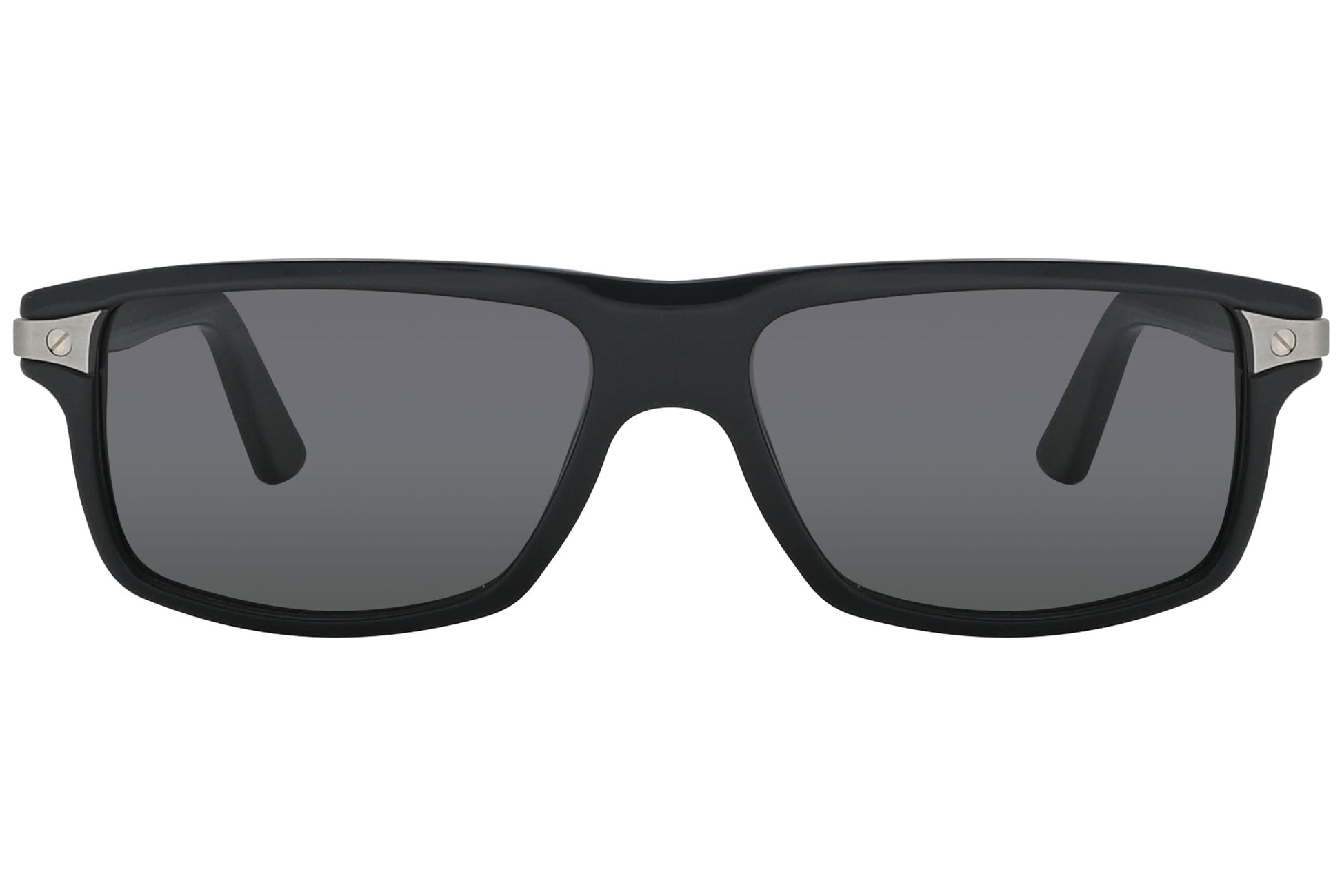 Cartier Black Color Wayfarer Sunglasses Viewed From front angle