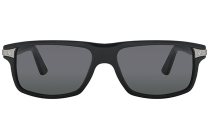 Cartier Black Color Wayfarer Sunglasses Viewed From front angle