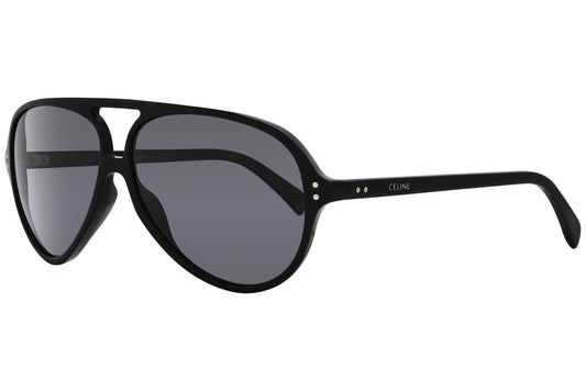 Celine Aviator Black Sunglasses Model: CL40137I-01D Side View