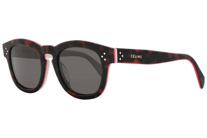 Celine Oval  red with tortoise Sunglasses Model: CL41031/S-A2670 Side View