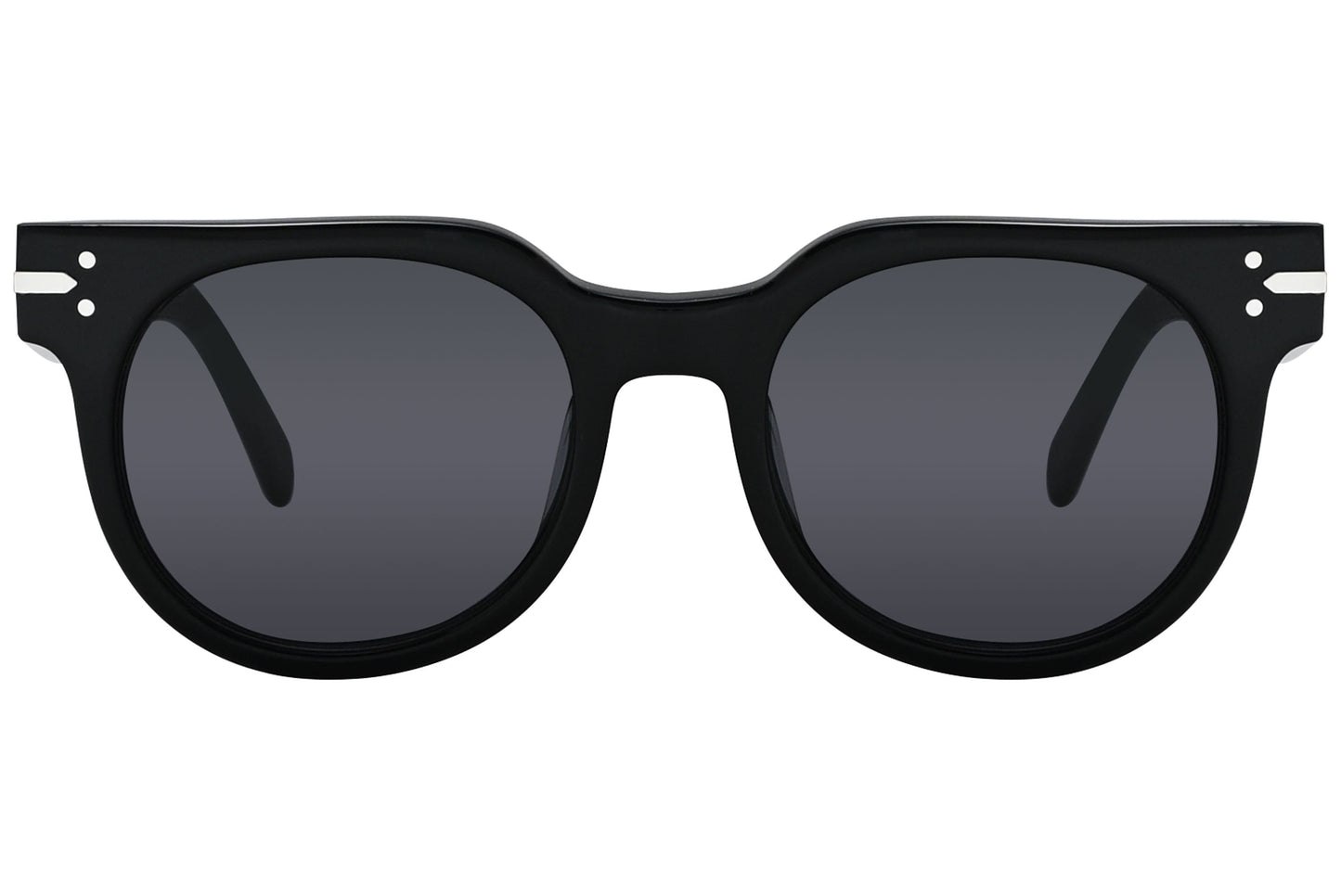 Celine Round Black Sunglasses Model: CL41080S-807BN Front View