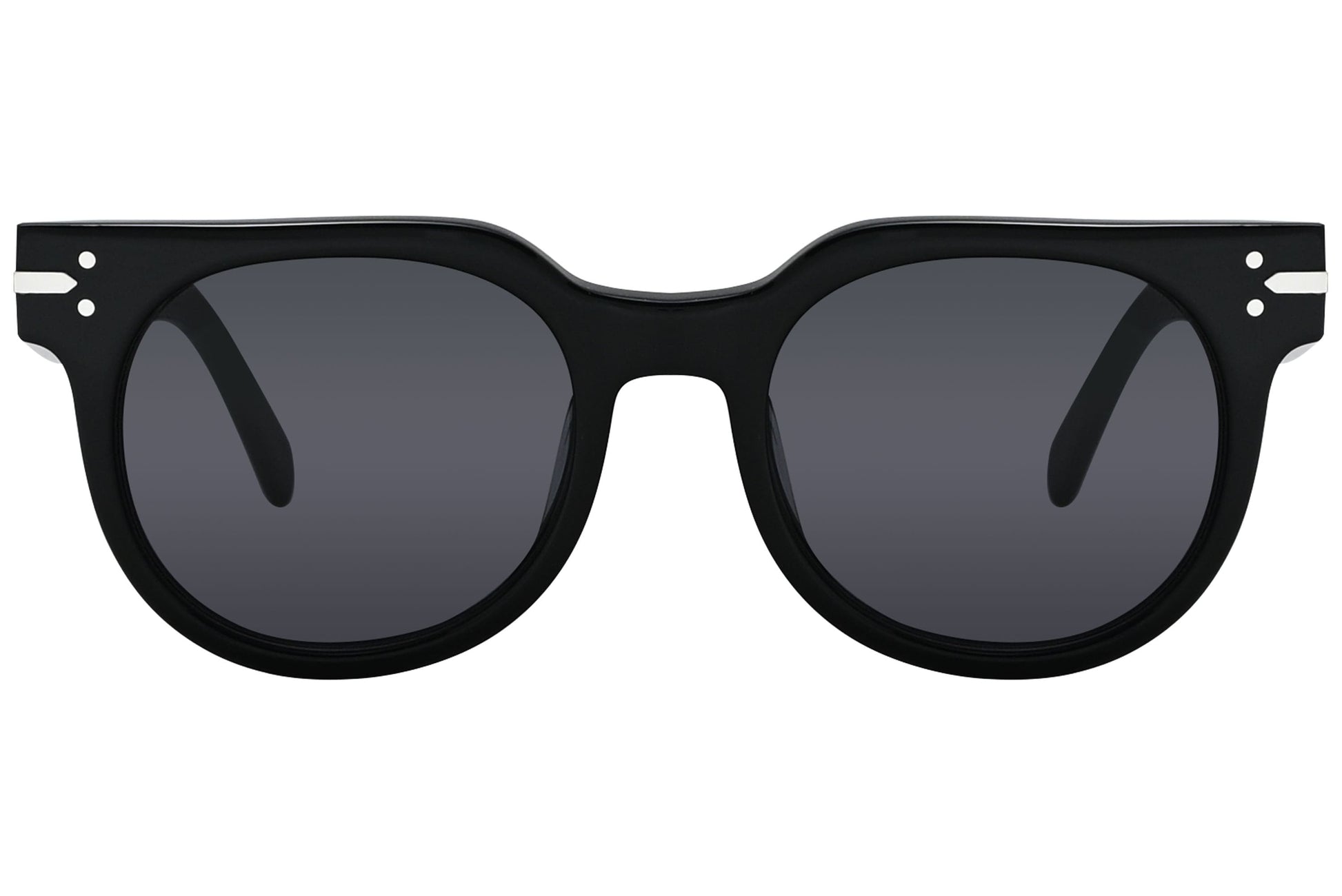 Celine Round Black Sunglasses Model: CL41080S-807BN Front View