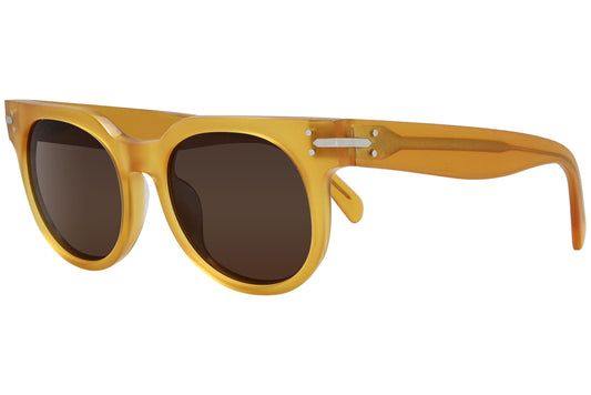 Celine Round Orange Sunglasses Model: CL41080S-PD9A6 Side View