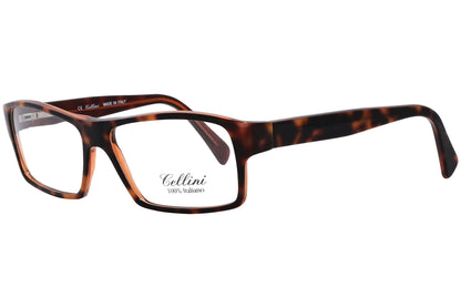 cellini wayfarer tortoise eyeglasses frame viewed from a 45-degree angle.