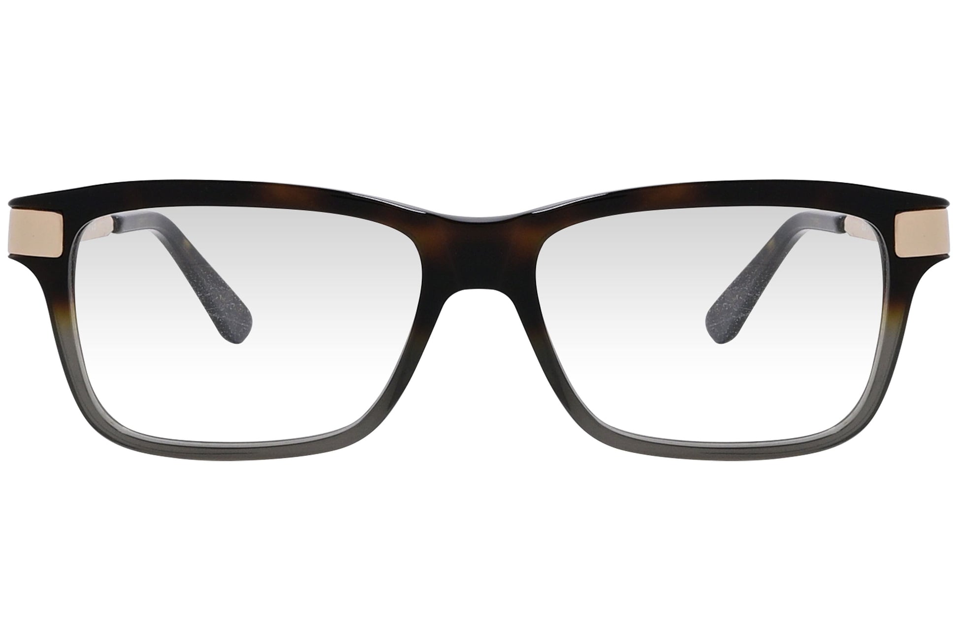 cellini wayfarer multicolored eyeglasses frame viewed from front angle.