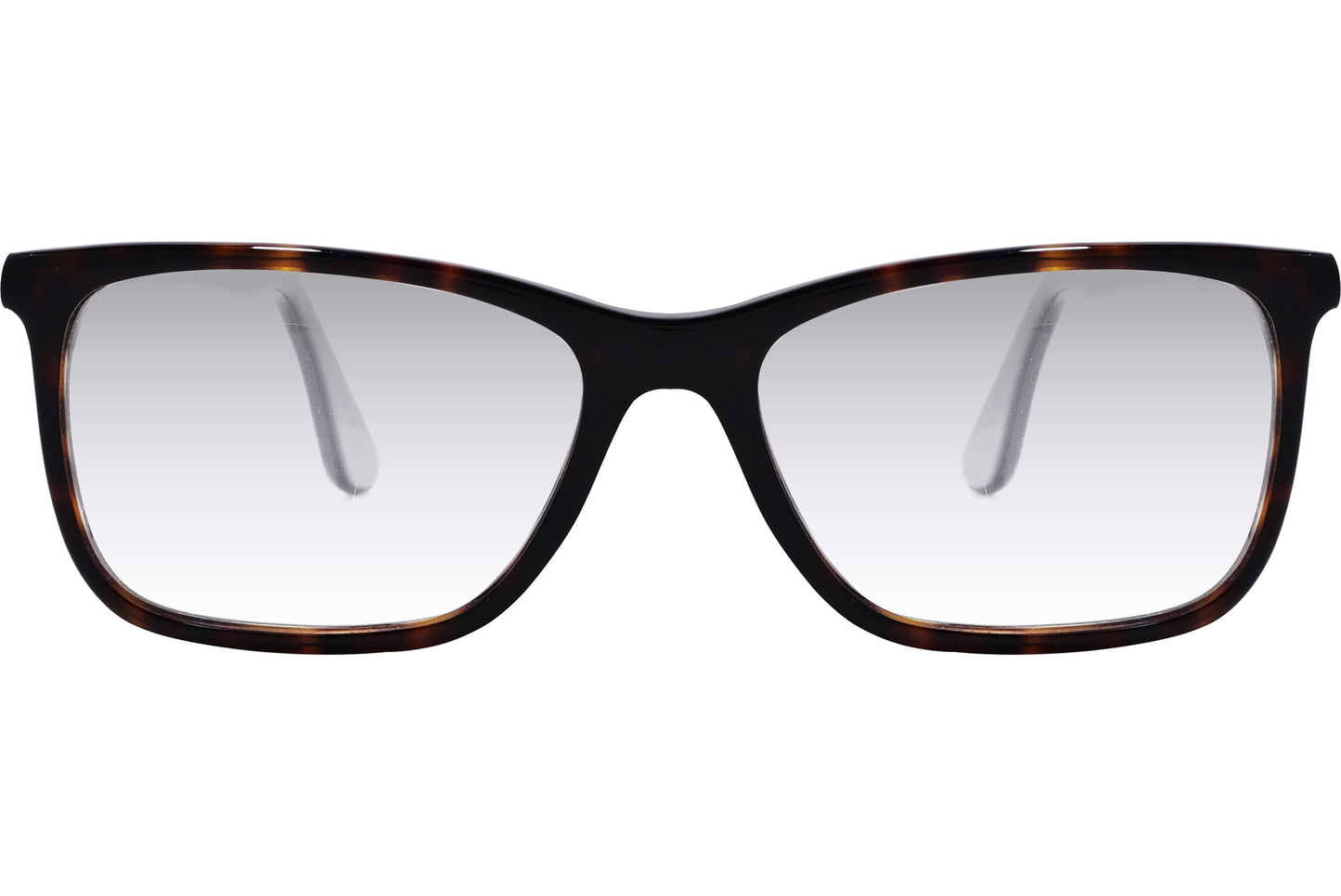 Cellini Rectangle Black Eyeglasses Frame Viewed From Front Angle.