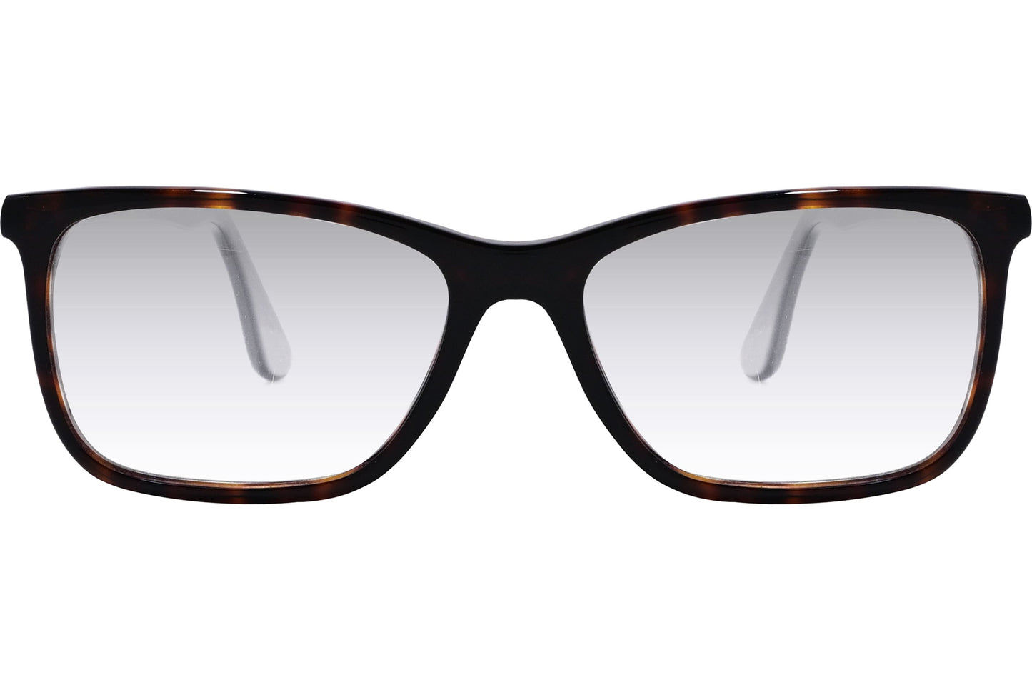 Cellini Rectangle Black Eyeglasses Frame Viewed From Front Angle.