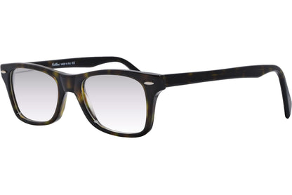 Cellini Wayfarer Tortoise Eyeglasses Frame Viewed From A 45-Degree Angle.