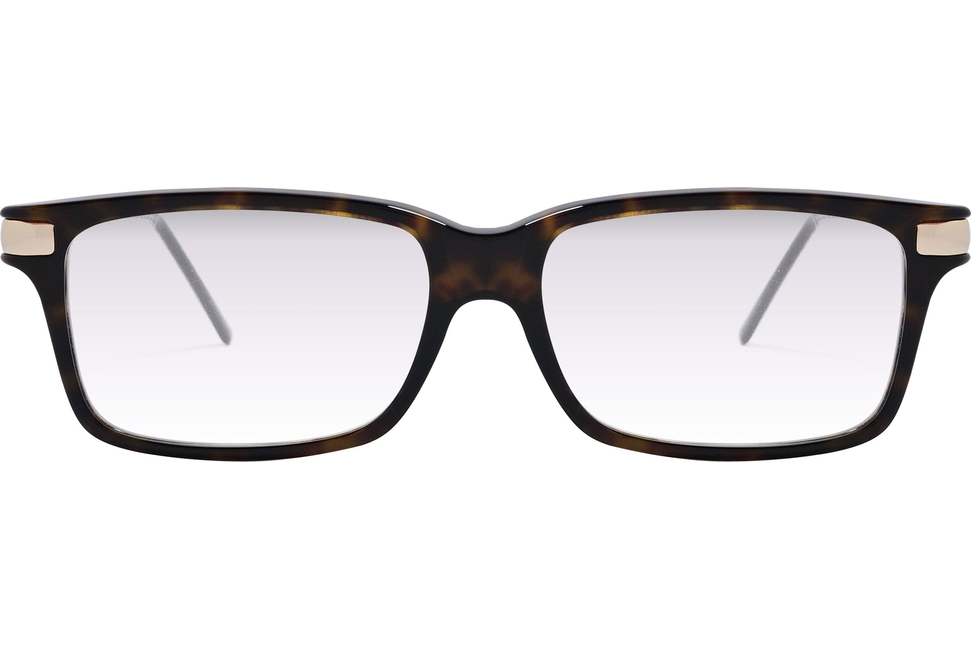 Cellini Wayfarer Tortoise Eyeglasses Frame Viewed From Front Angle.