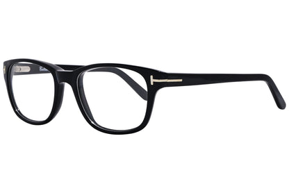 cellini wayfarer black eyeglasses frame viewed from a 45-degree angle.