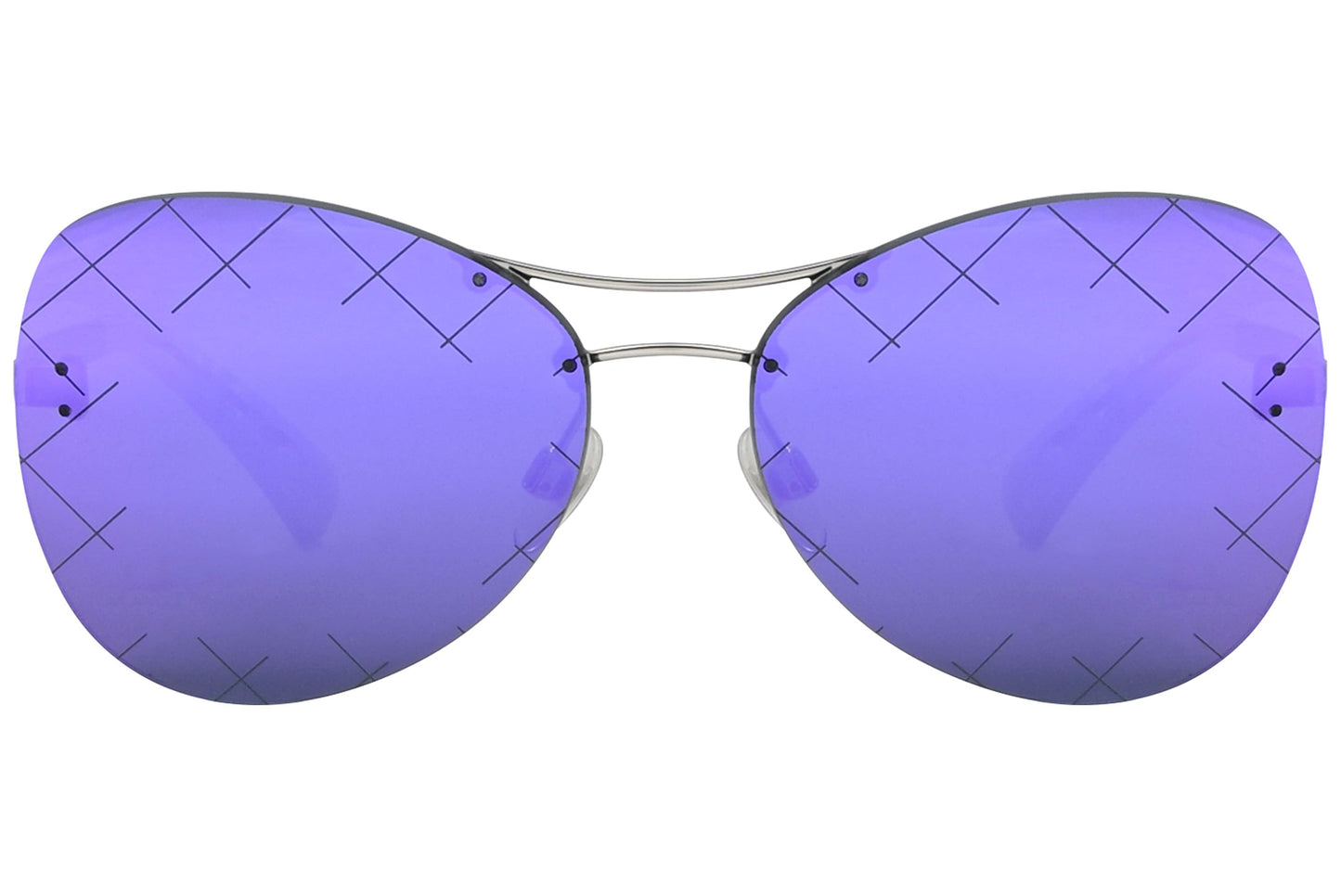 Chanel Butterfly Purple and Gray Sunglasses Model: 4218-124-4V Front View