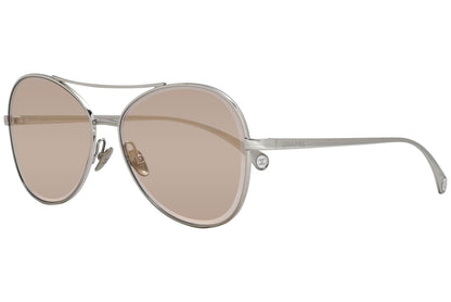 Chanel Aviator Silver Sunglasses Model: 4260-124-EH Side View