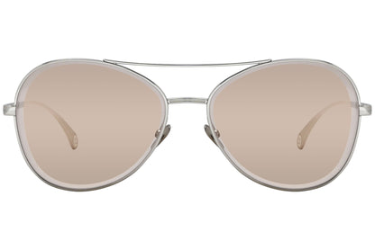 Chanel Aviator Silver Sunglasses Model: 4260-124-EH Front View