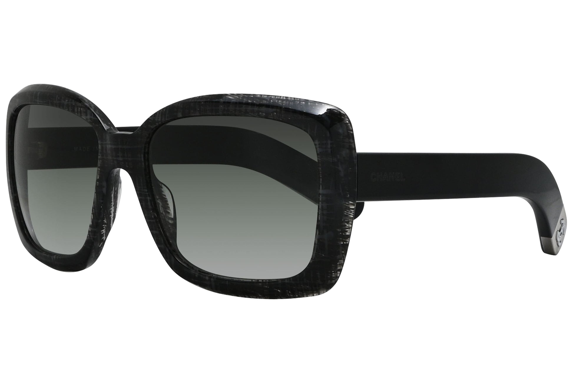 Chanel Square Black Sunglasses Model: 5236-1208-3C Side View