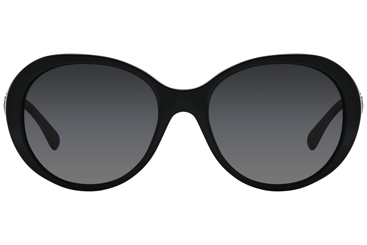 Chanel Round Black Sunglasses Model: 5290-B-501-S8 Front View