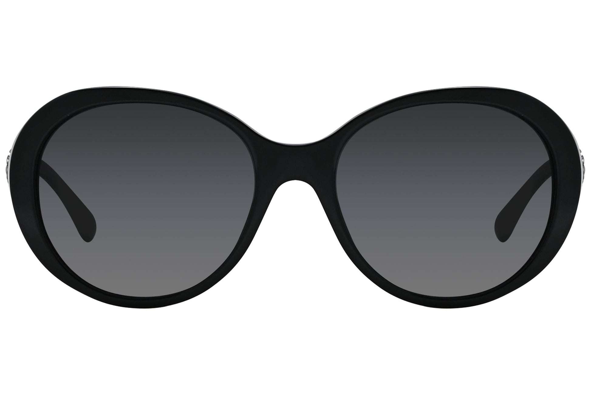 Chanel Round Black Sunglasses Model: 5290-B-501-S8 Front View