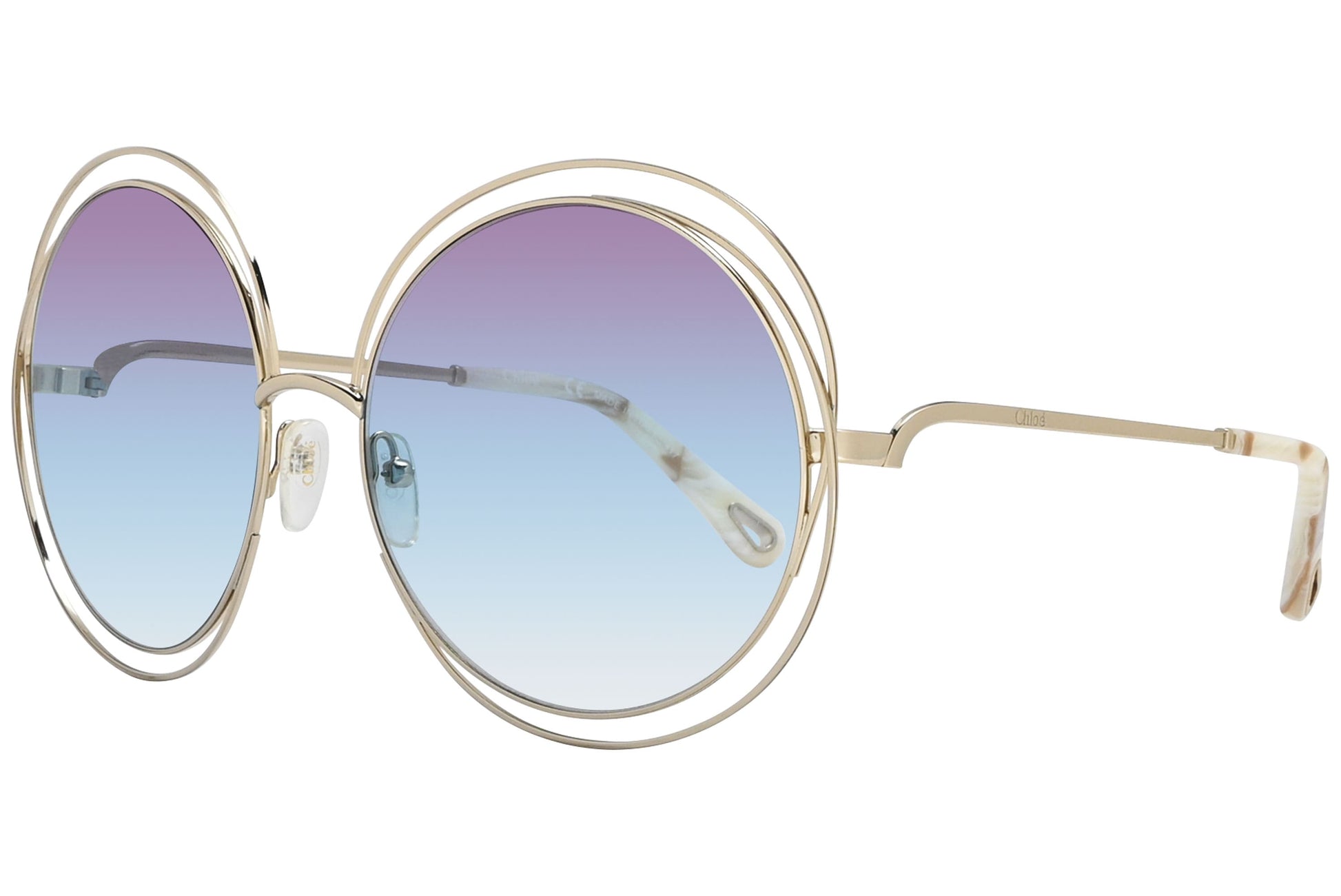 Chloe Round Gold Sunglasses Model: CE114SD-814