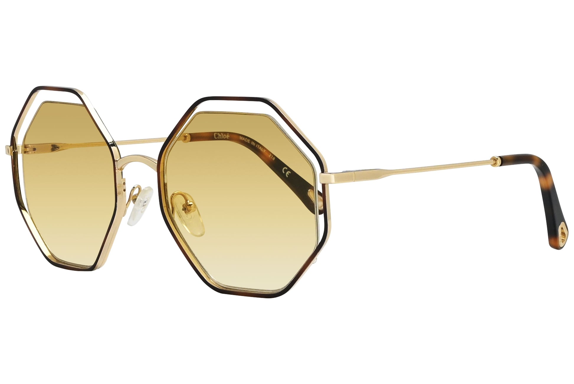 Chloe Geometric Tortoise Sunglasses Model: CE132S-266