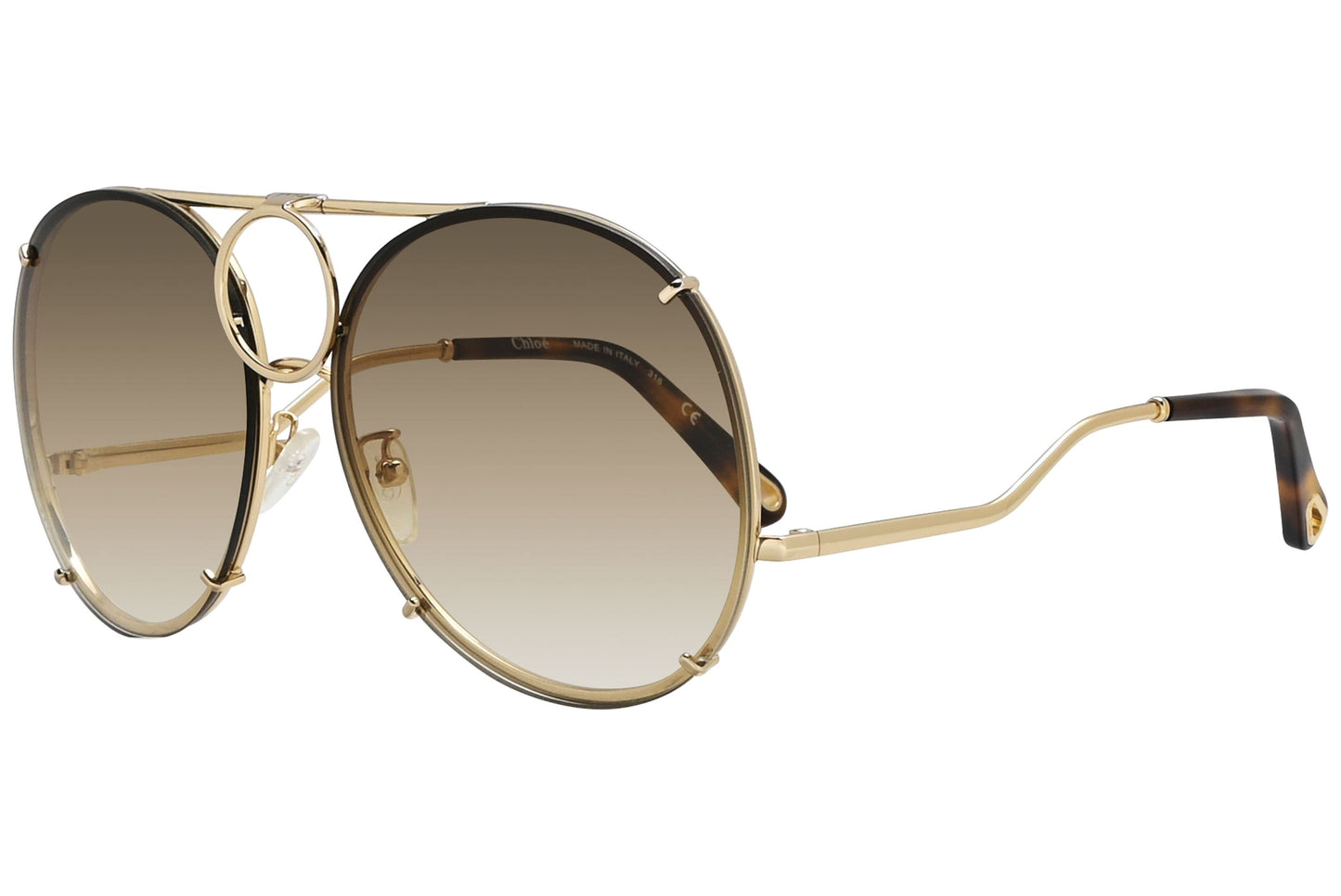 Chloe Aviator Gold Sunglasses Model: CE145S-812