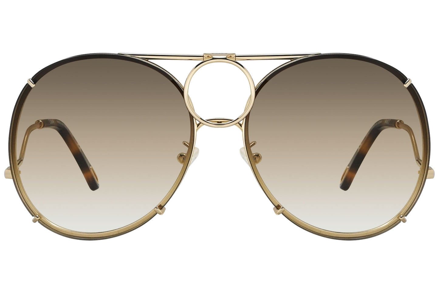 Chloe Aviator Gold Sunglasses Model: CE145S-812