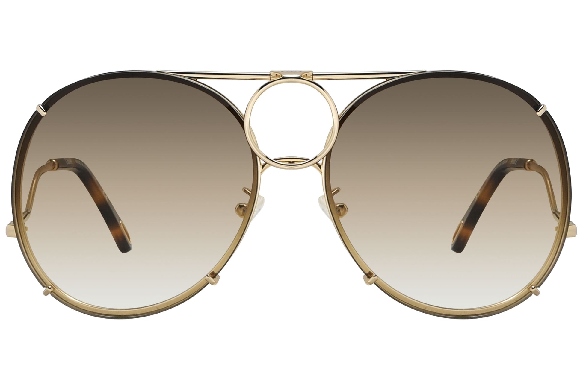 Chloe Aviator Gold Sunglasses Model: CE145S-812