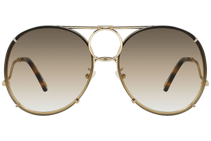 Chloe Aviator Gold Sunglasses Model: CE145S-812