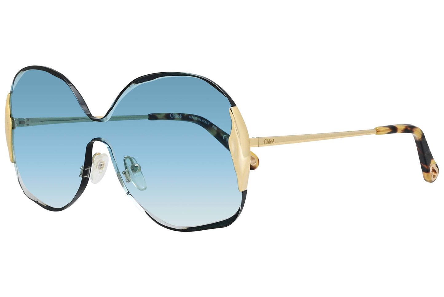 Chloe Wrap Around Gold Sunglasses Model: CE162S-838