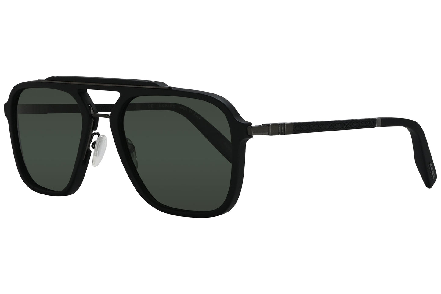 Chopard Aviator Black Sunglasses Model: SCH291-703P-POL Side View