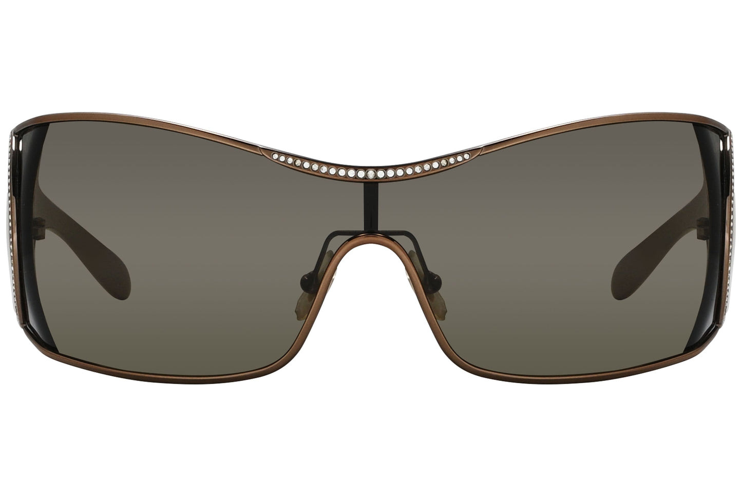 Chopard Wrap Around Bronze Sunglasses Model: SCH638S-0R80 Front View