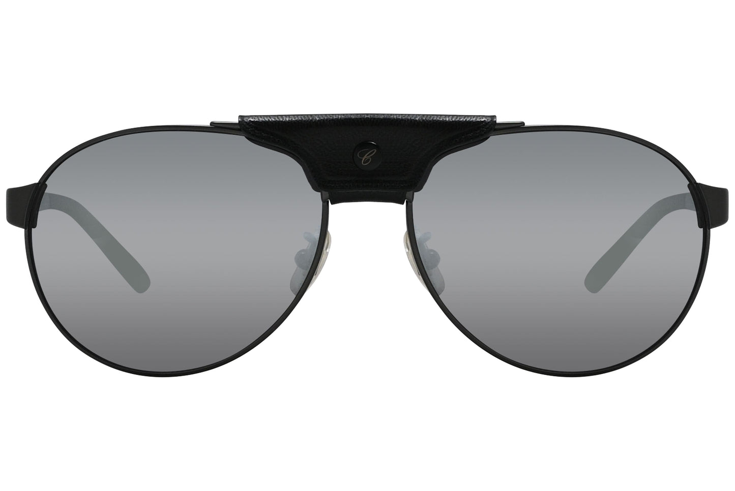 Chopard Aviator Gray Sunglasses Model: SCH932-K10X Front View