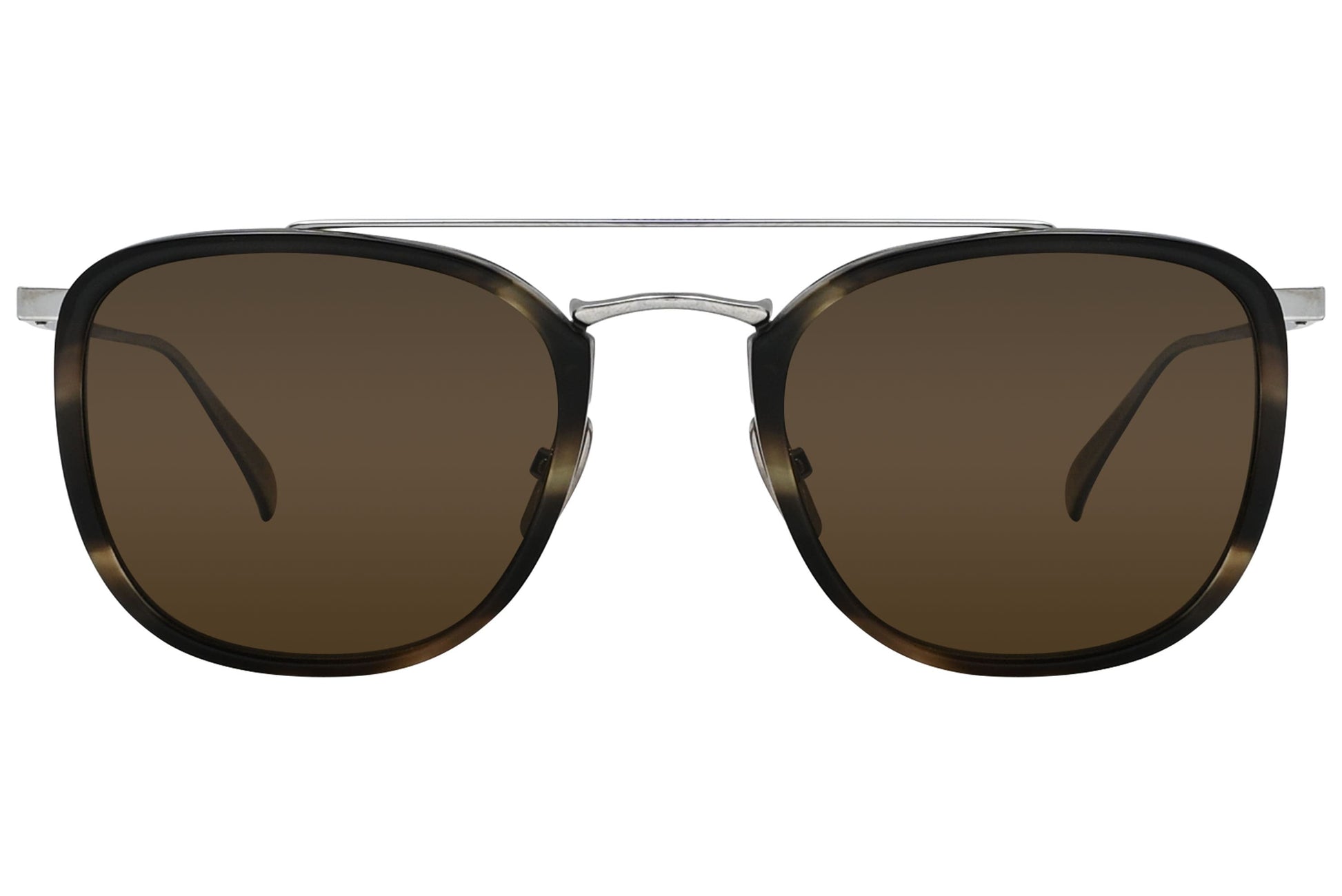 Chopard Aviator Tortoise and Silver Sunglasses Model: SCHD60-7HLP-POL Front View