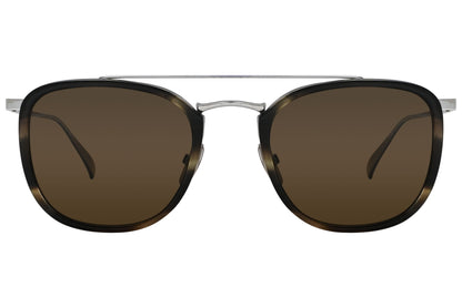 Chopard Aviator Tortoise and Silver Sunglasses Model: SCHD60-7HLP-POL Front View