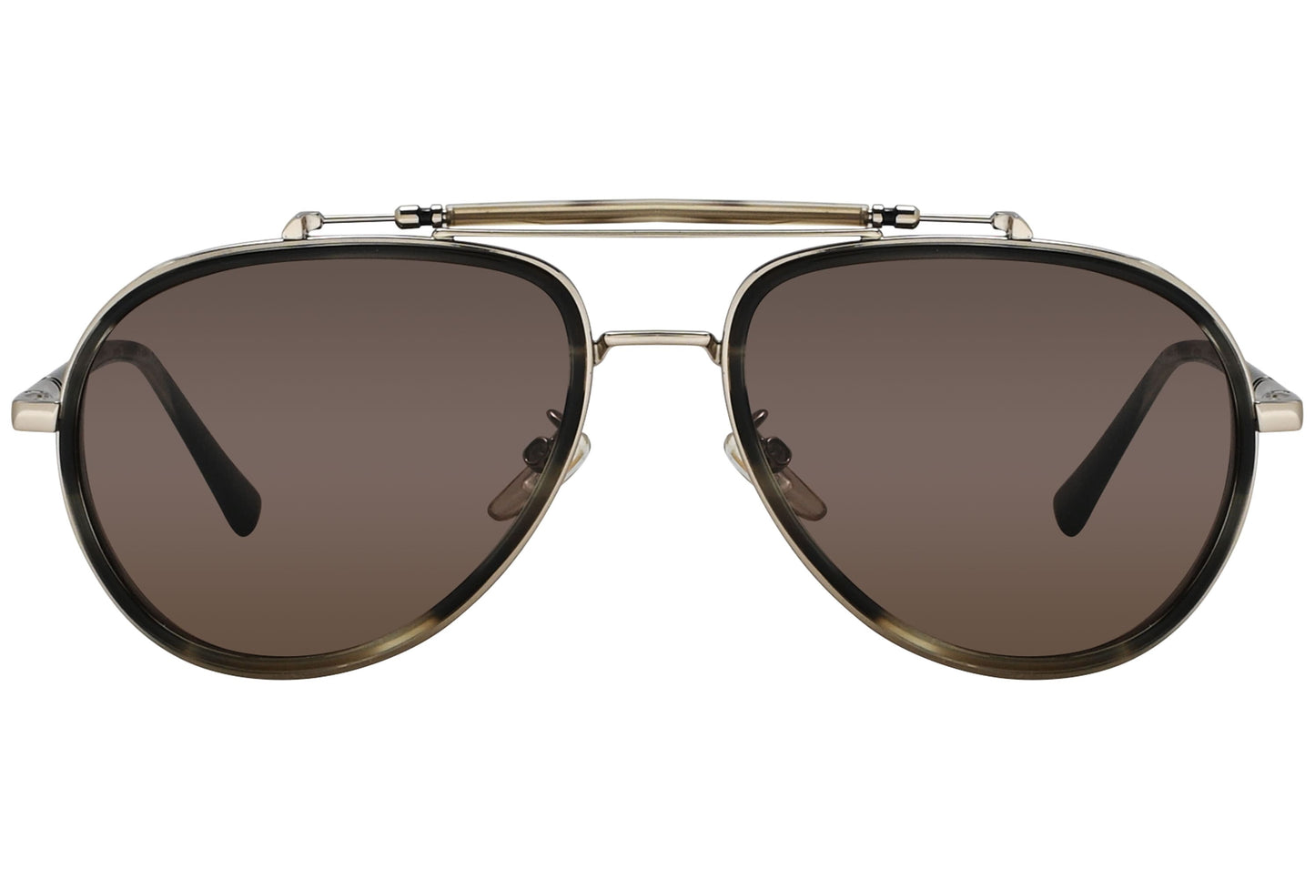 Chopard Aviator Olive Sunglasses Model: SCHF24-7HLP Front View