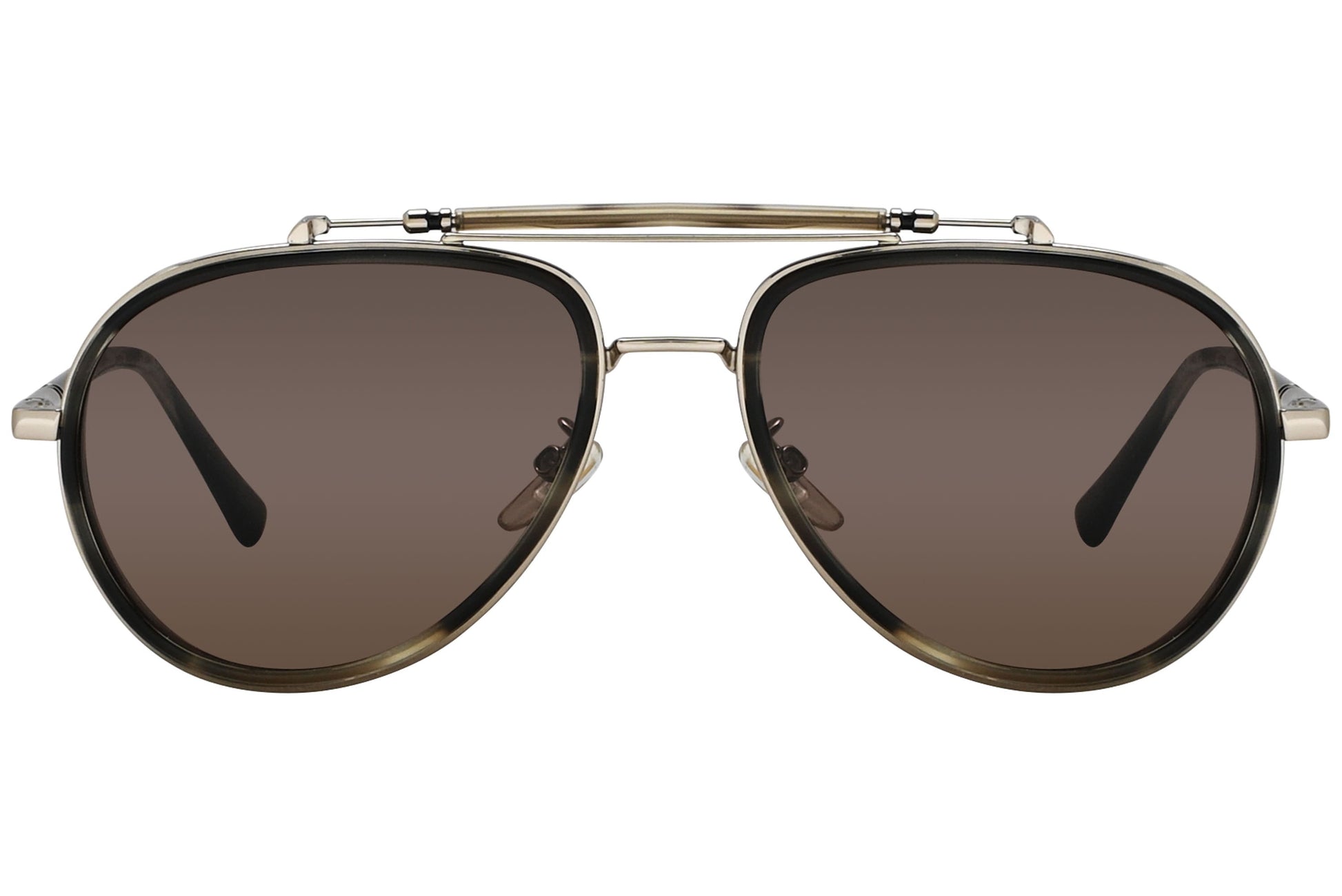 Chopard Aviator Olive Sunglasses Model: SCHF24-7HLP Front View