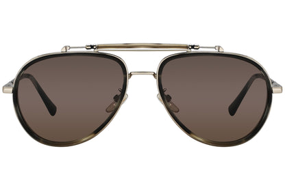 Chopard Aviator Olive Sunglasses Model: SCHF24-7HLP Front View