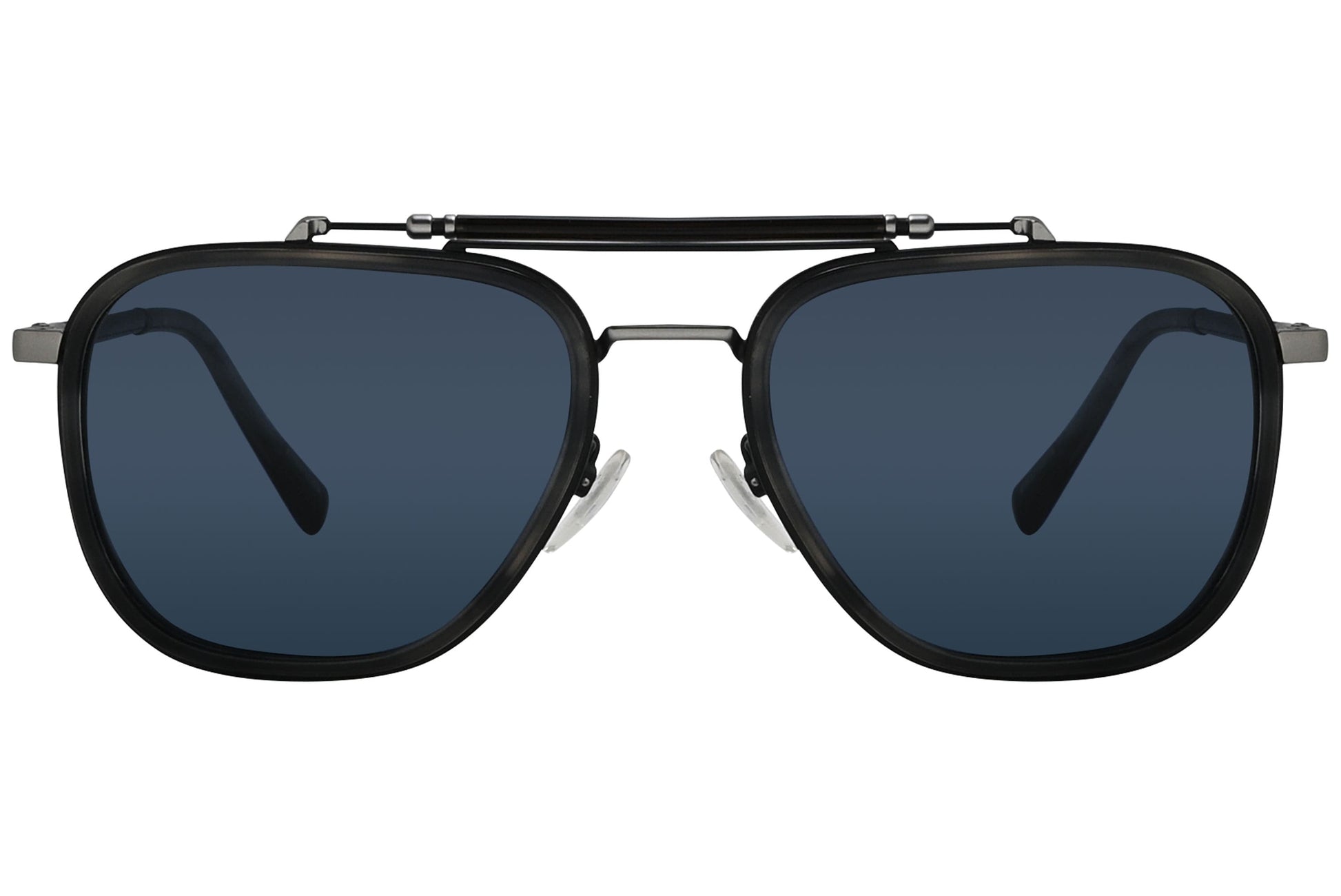 Chopard Aviator Black Sunglasses Model: SCHF25-3AMP Front View