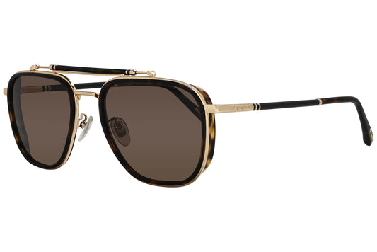 Chopard Aviator Black and Gold Sunglasses Model: SCHF25-722P-POL Side View