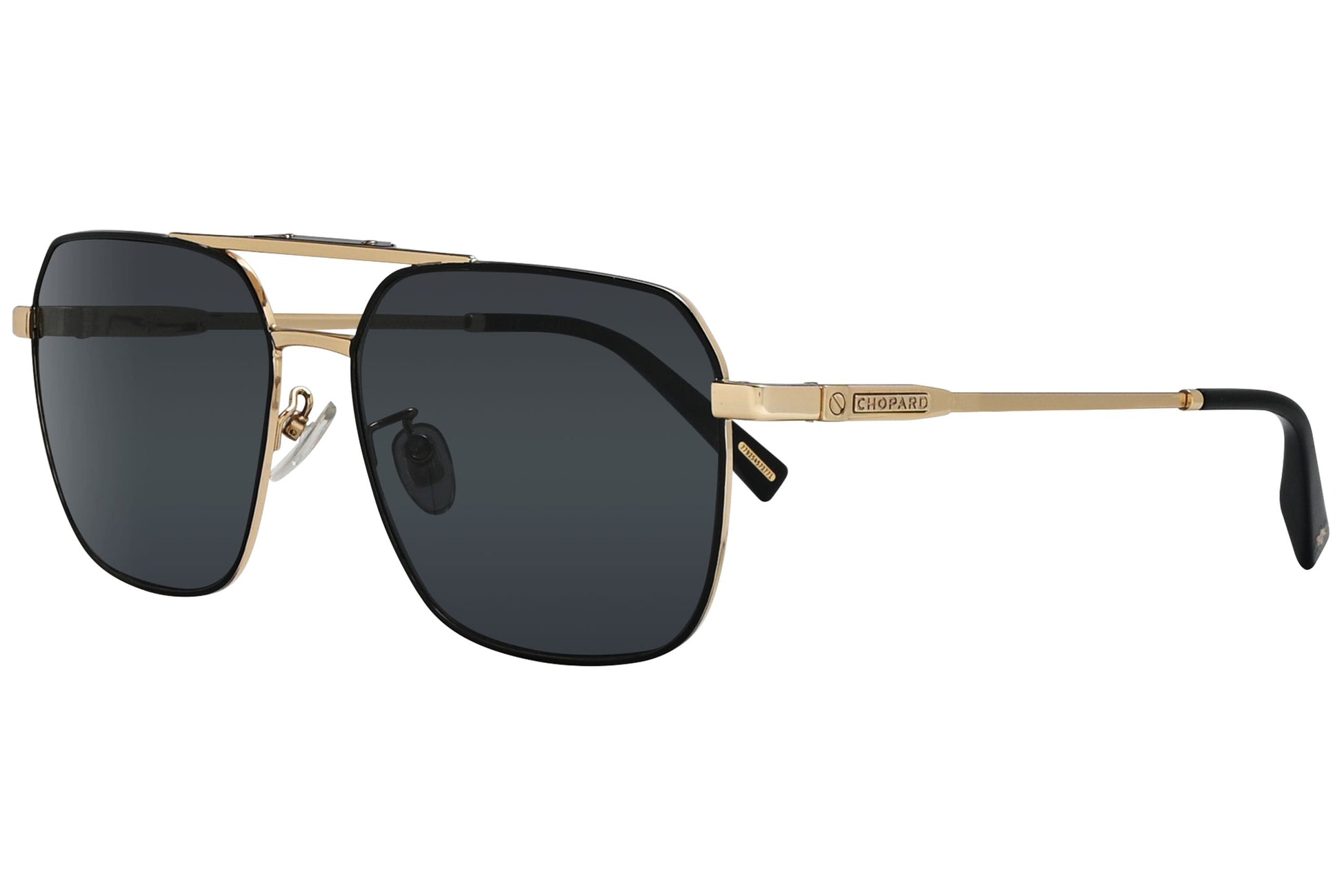 Chopard Aviator Gold Sunglasses Model: SCHF79-0301 Side View