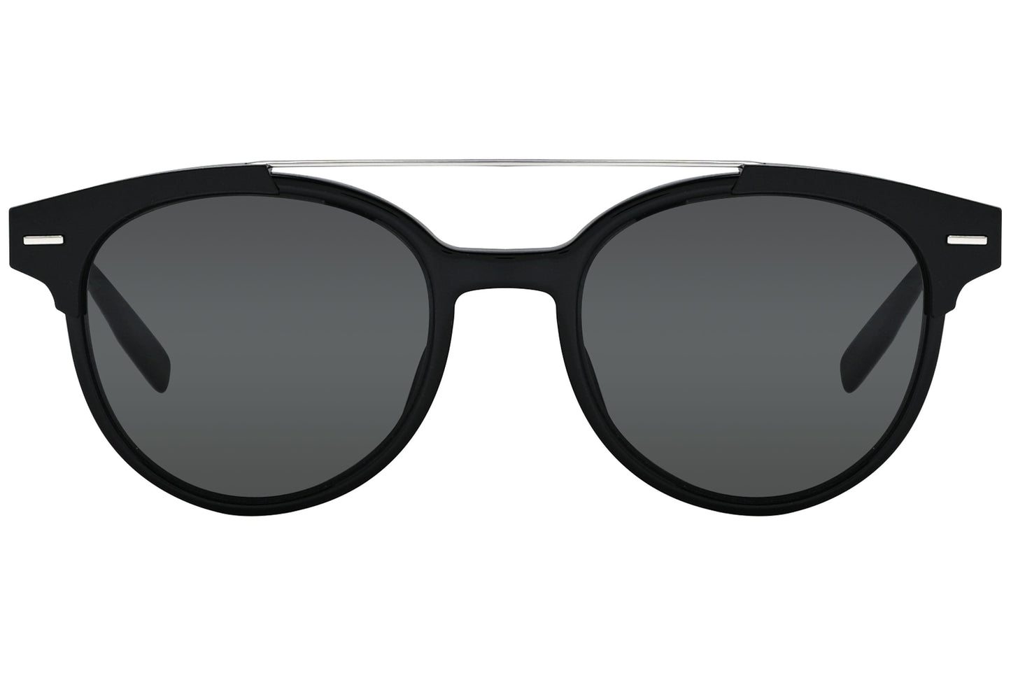 Christian Dior Black Color Aviator Sunglasses Viewed From front Angle.