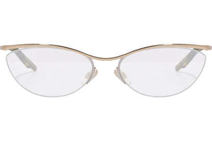 Christian Dior Oval Gold Eyeglasses Frame Model: CD3752-J5G