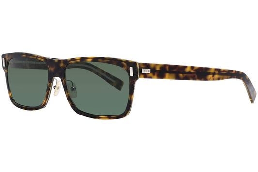 Christian Dior Tortoise Color  Sunglasses Viewed From A 45-Degree Angle.