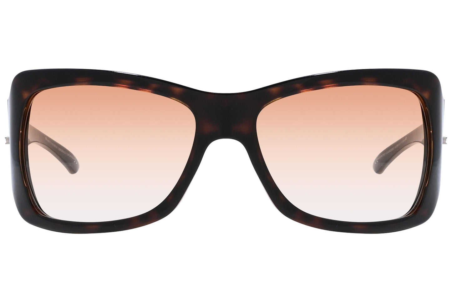 Christian Dior Tortoise Color  Sunglasses Viewed Front Angle.