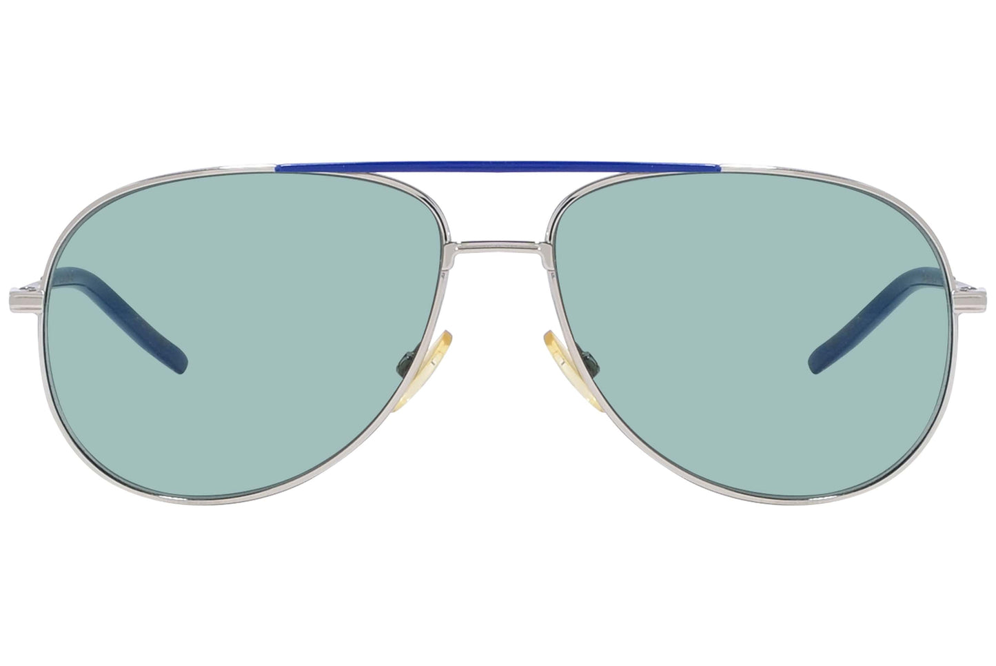 Christian Dior Blue Color  Sunglasses Viewed Front Angle.