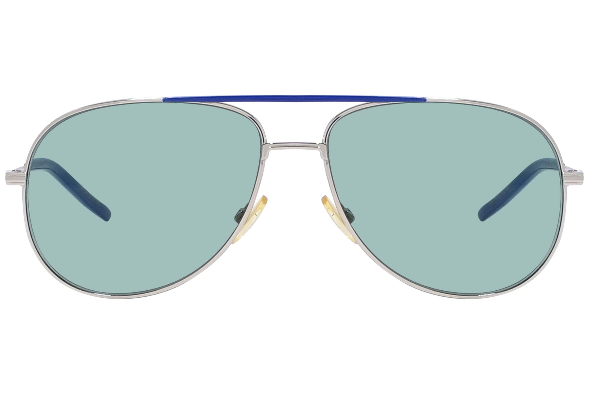 Christian Dior Blue Color  Sunglasses Viewed Front Angle.