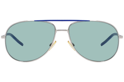 Christian Dior Blue Color  Sunglasses Viewed Front Angle.