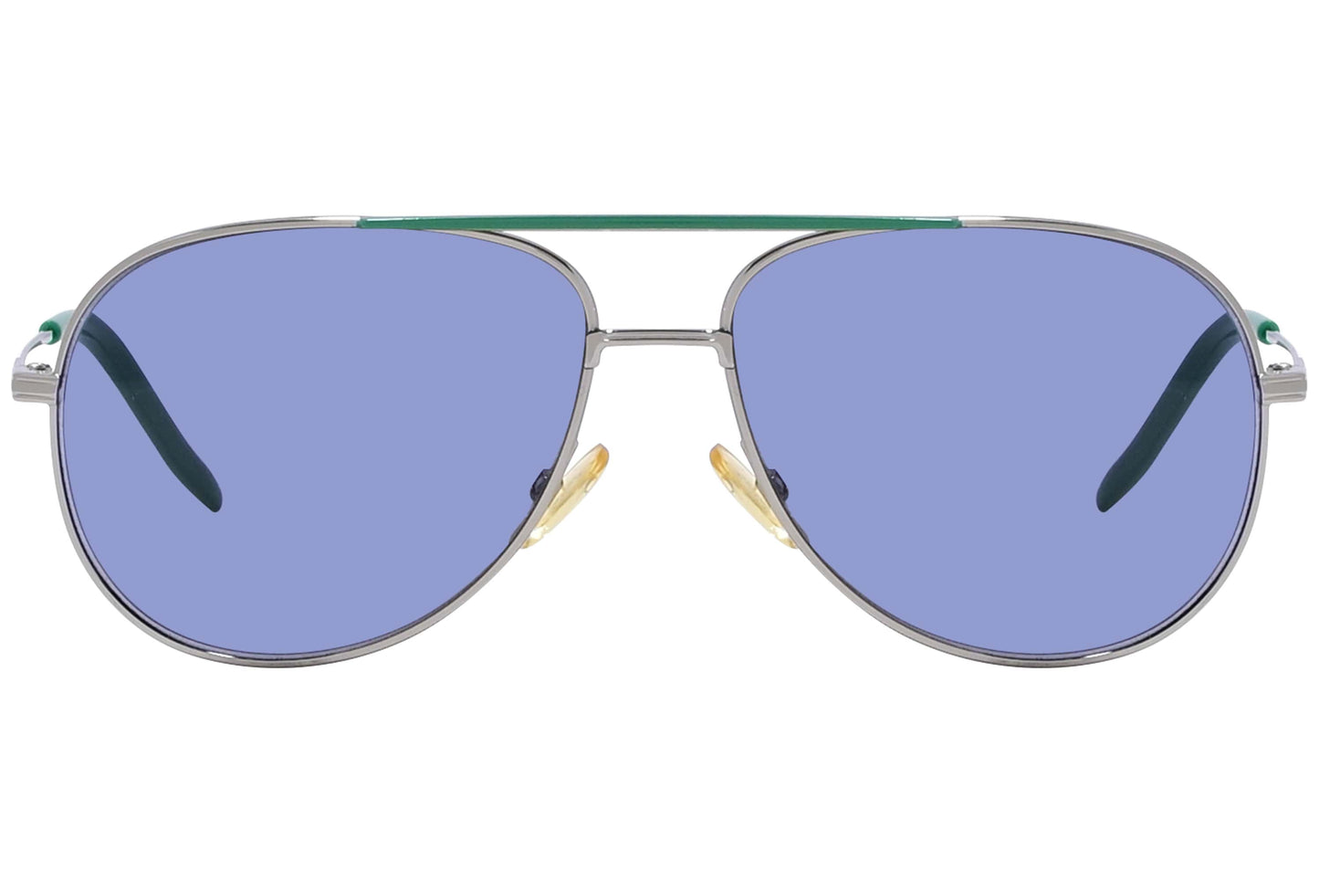 Christian Dior Green Color  Sunglasses Viewed Front Angle.