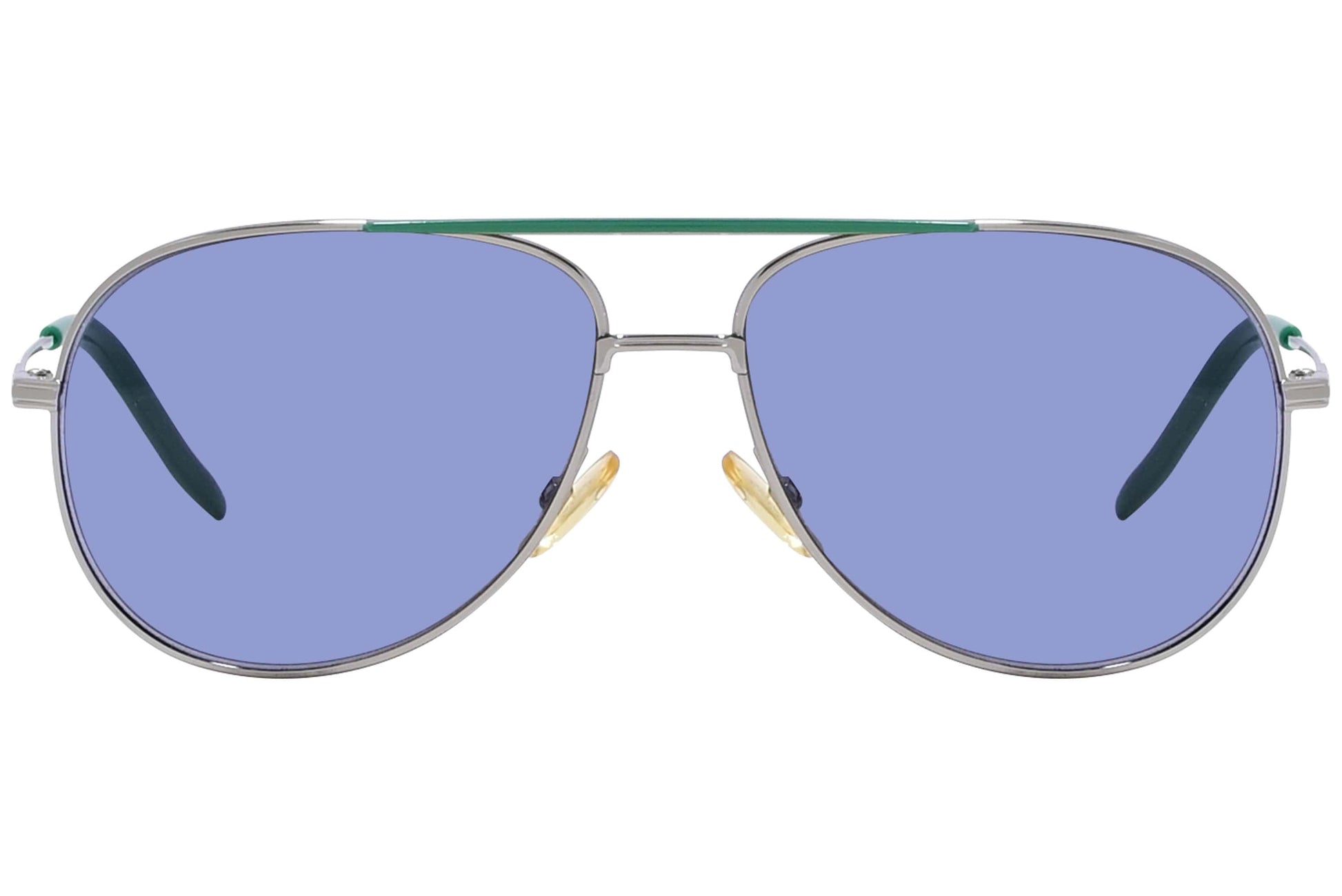 Christian Dior Green Color  Sunglasses Viewed Front Angle.