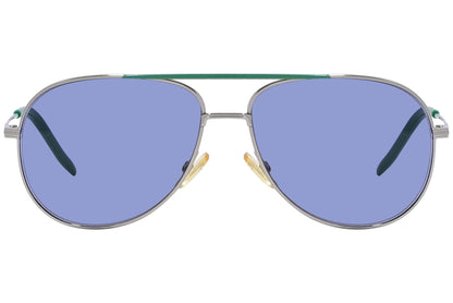 Christian Dior Green Color  Sunglasses Viewed Front Angle.