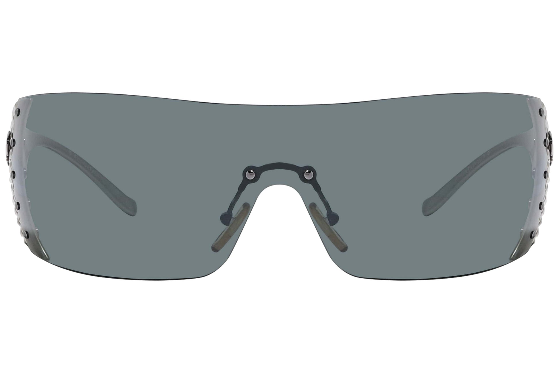 Christian Dior Gray Color  Sunglasses Viewed Front Angle.